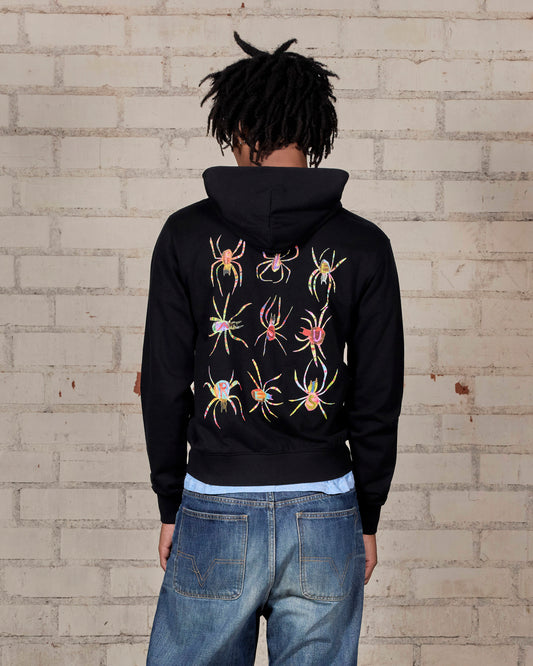 SPIDERS FITTED ZIP HOODIE