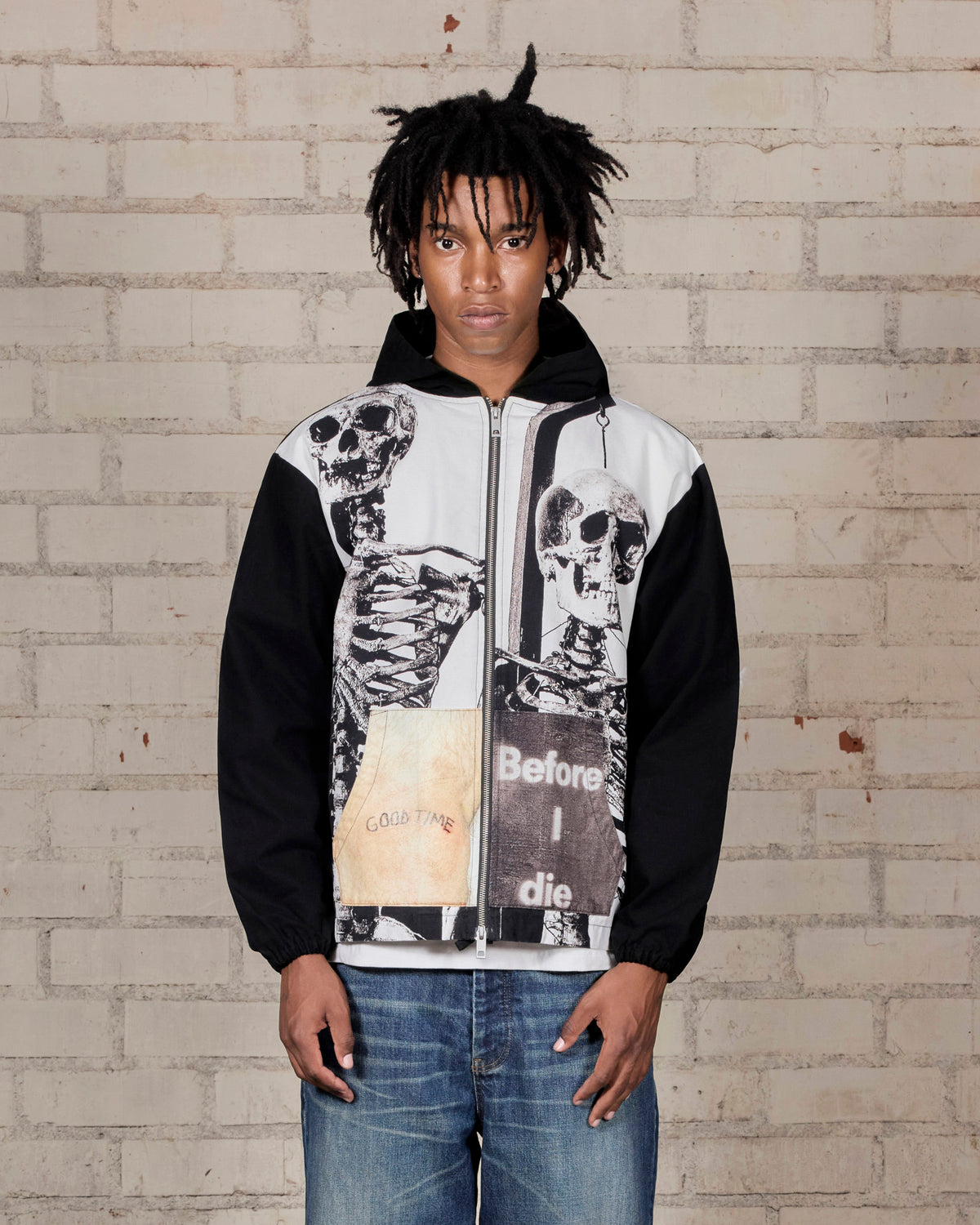 GOOD TIME ZIP PONCHO HOODIE