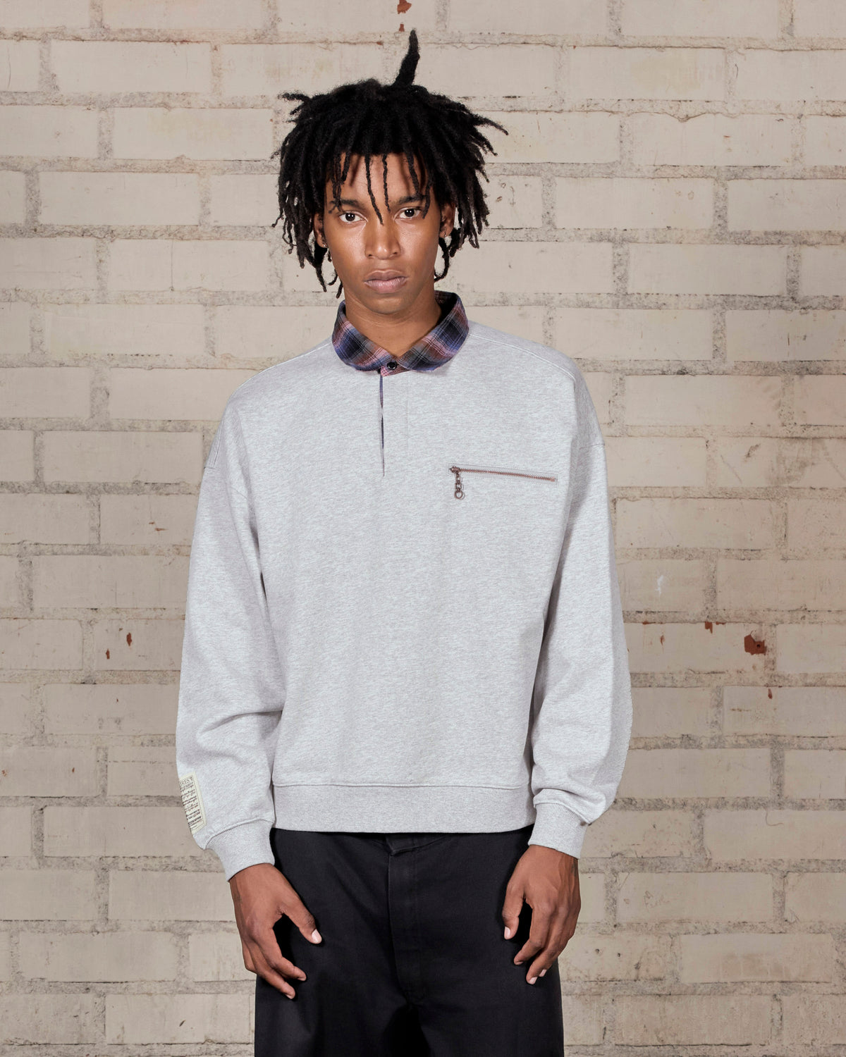 TOWN POLO SWEATSHIRT