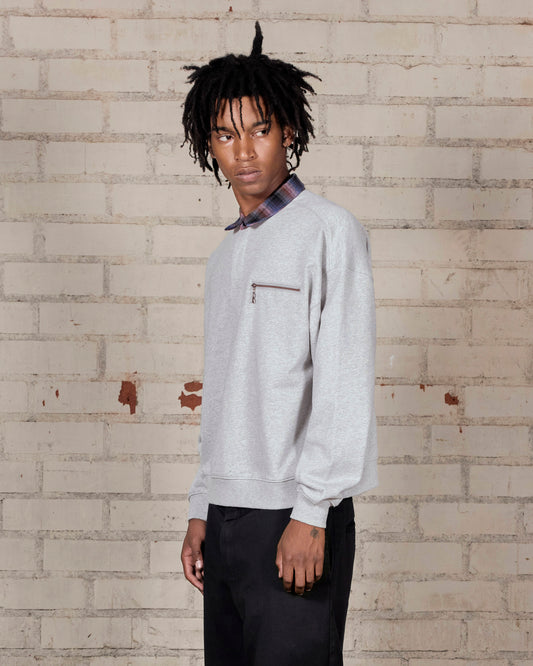 TOWN POLO SWEATSHIRT