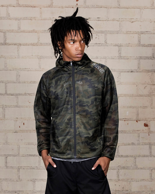 MESH HOODED JACKET