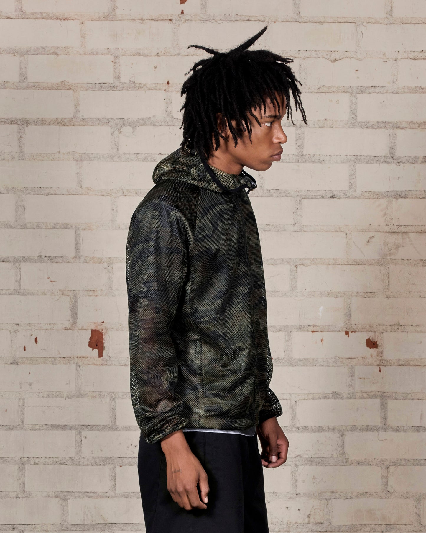 MESH HOODED JACKET