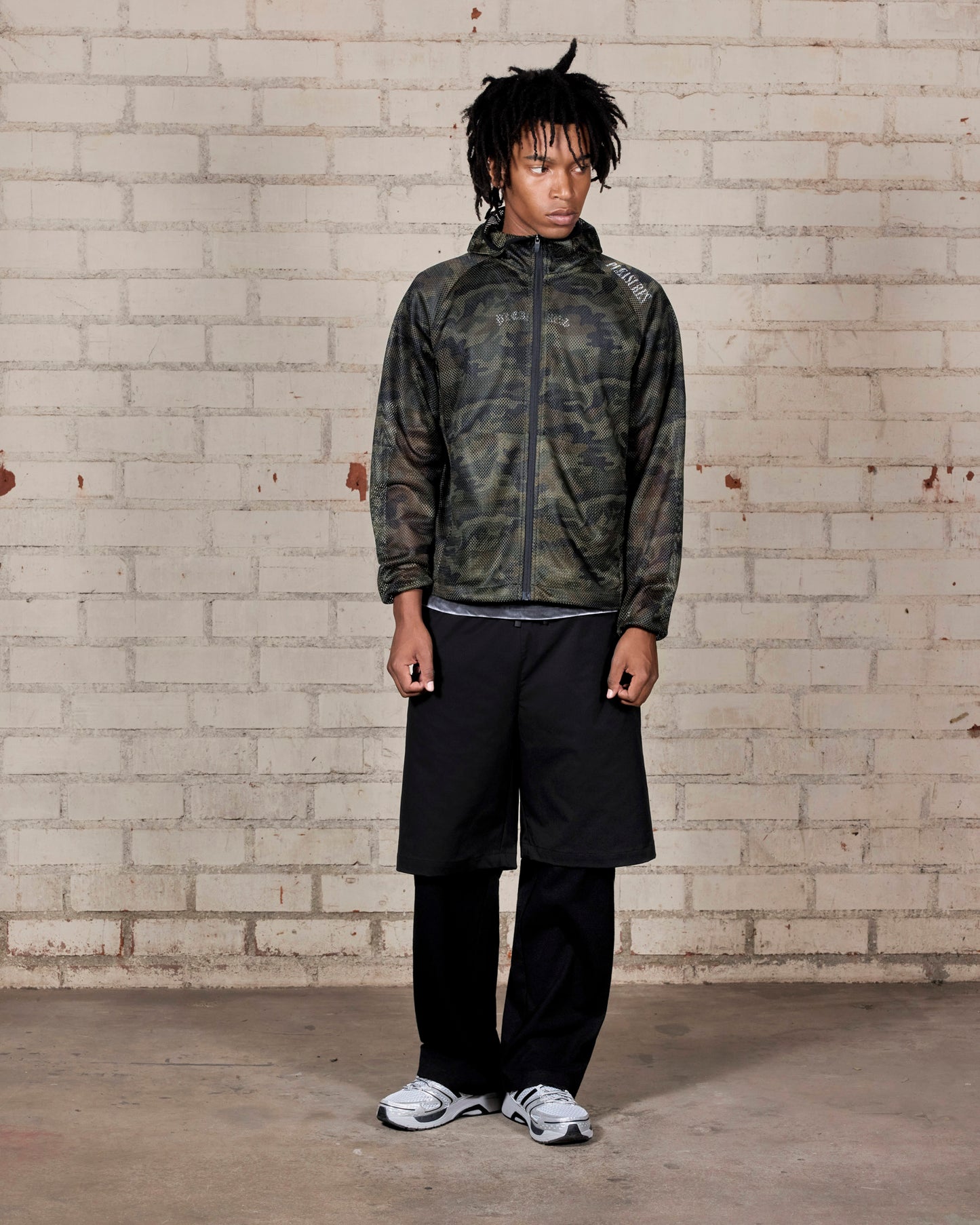 MESH HOODED JACKET
