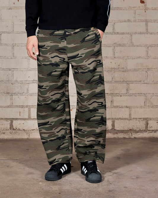 TEXTURED CAMO DESIRE SWEATPANTS