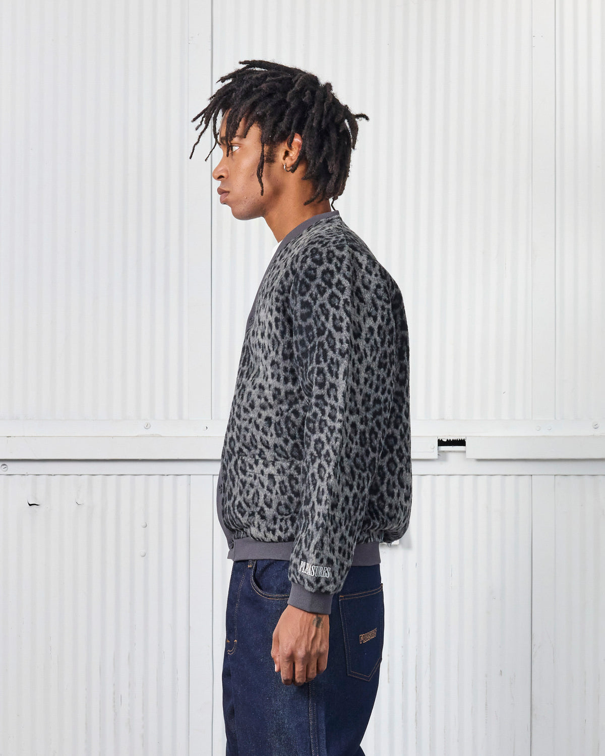 FUZZY LEOPARD CARDIGAN