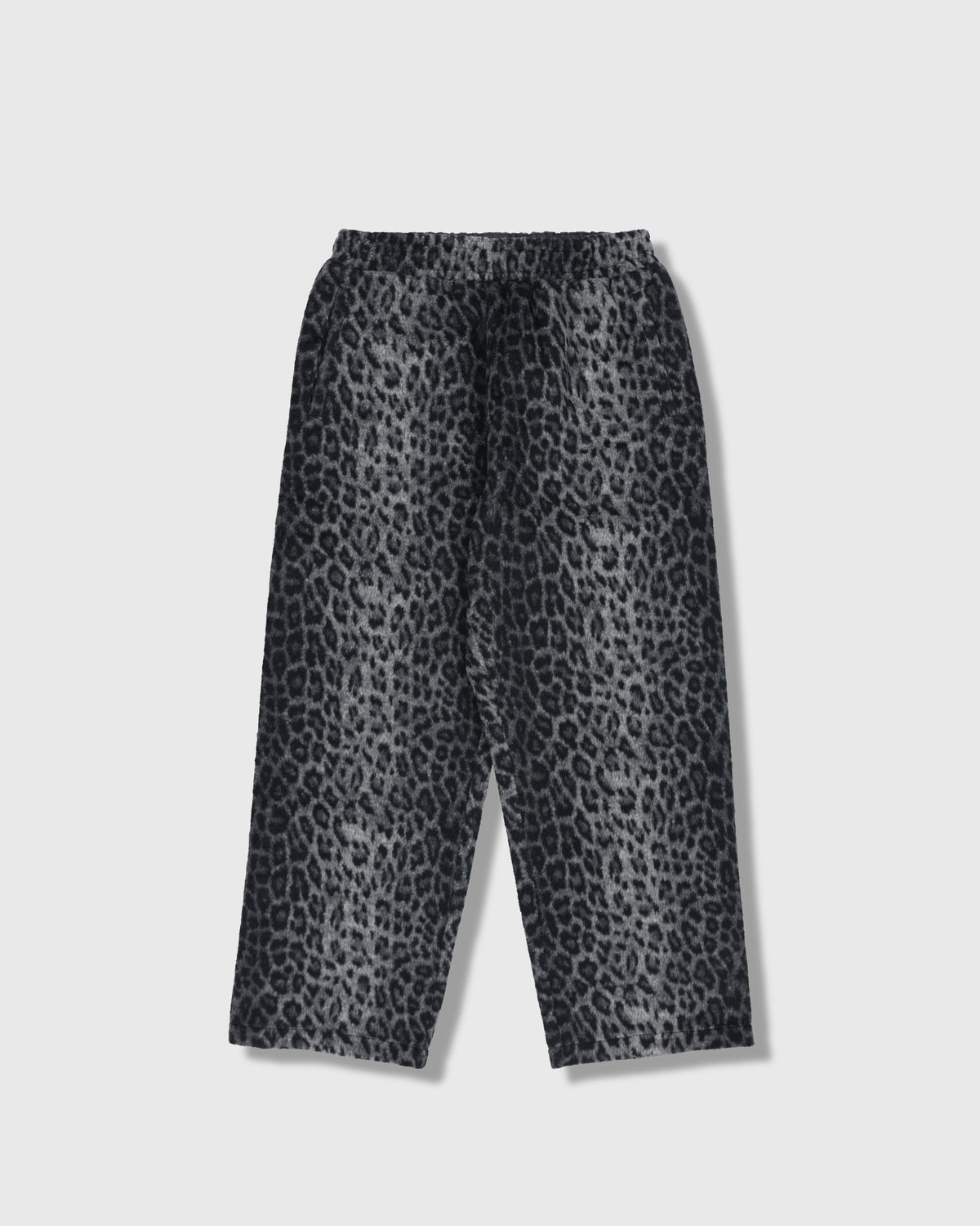FUZZY LEOPARD SWEATPANTS