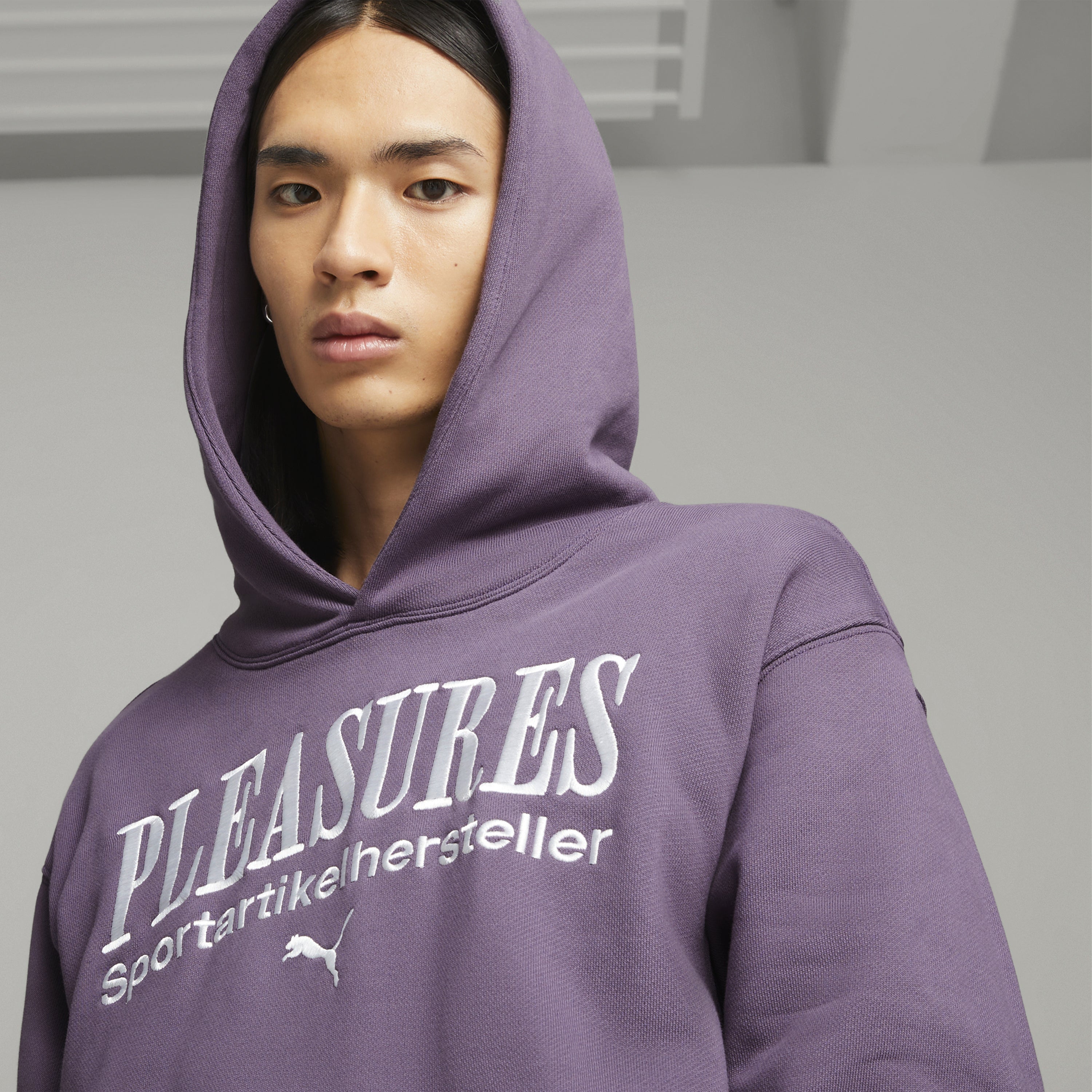 Purple sales graphic hoodie