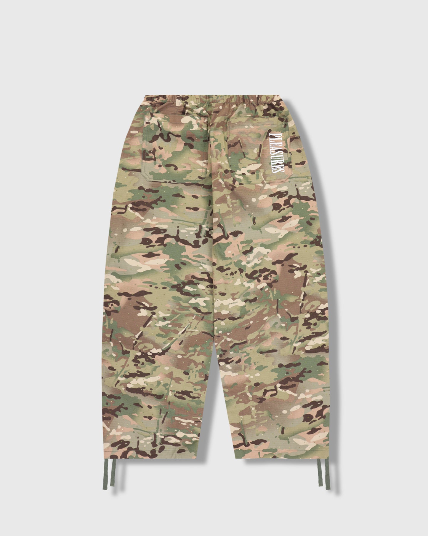 GEM CAMO WIDE PANTS