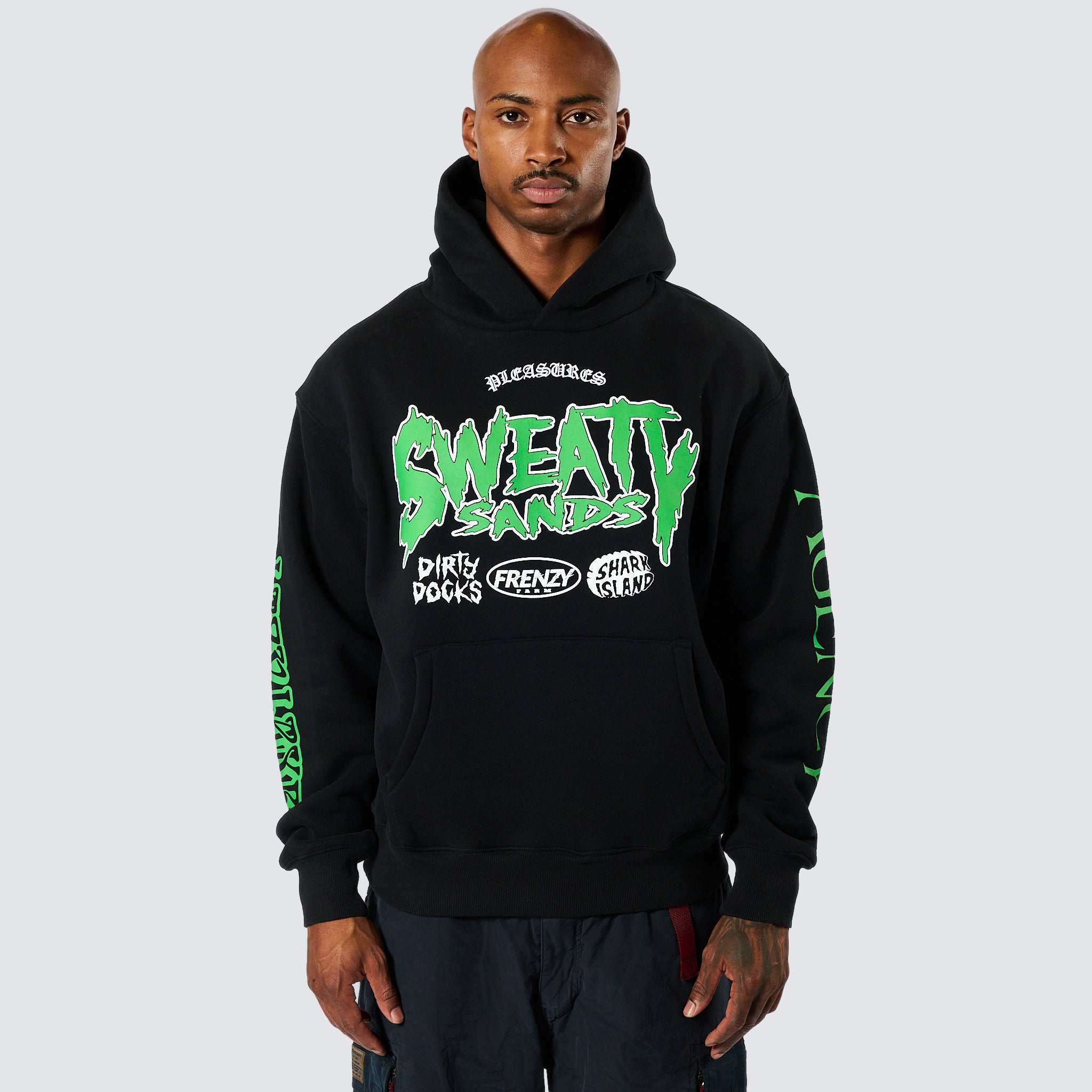 Pleasures Fortnite Hoodie Black M