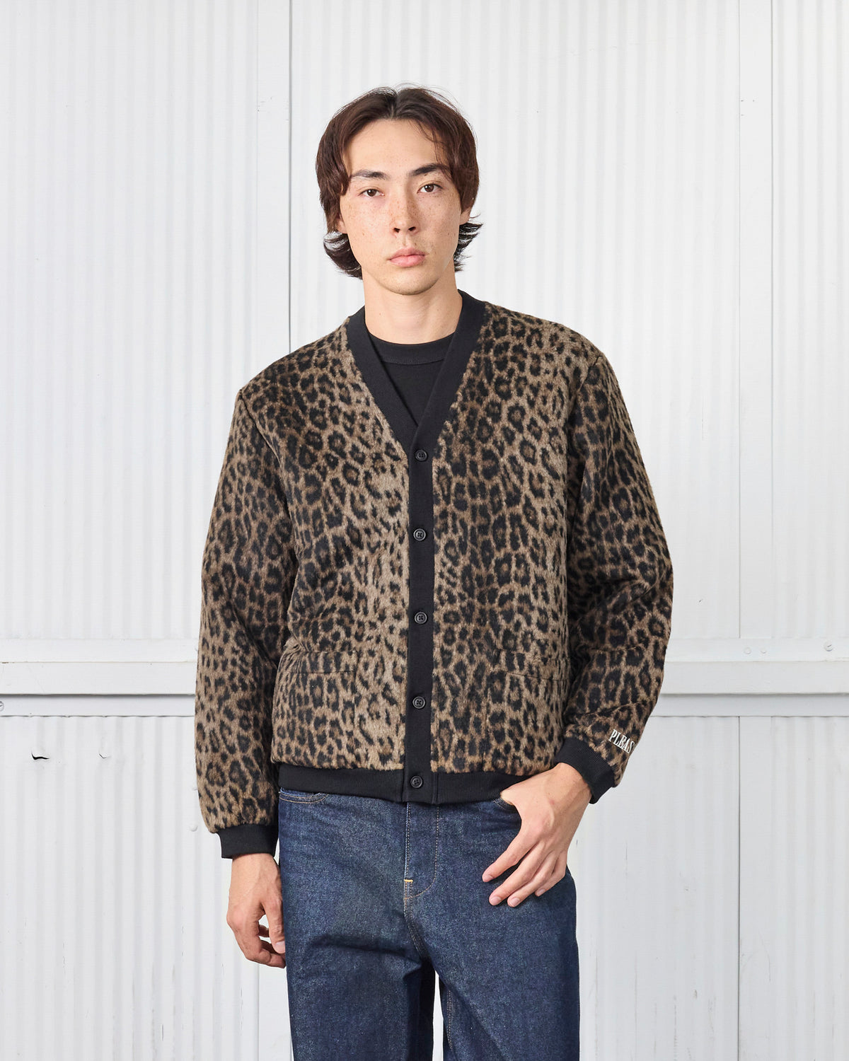 FUZZY LEOPARD CARDIGAN