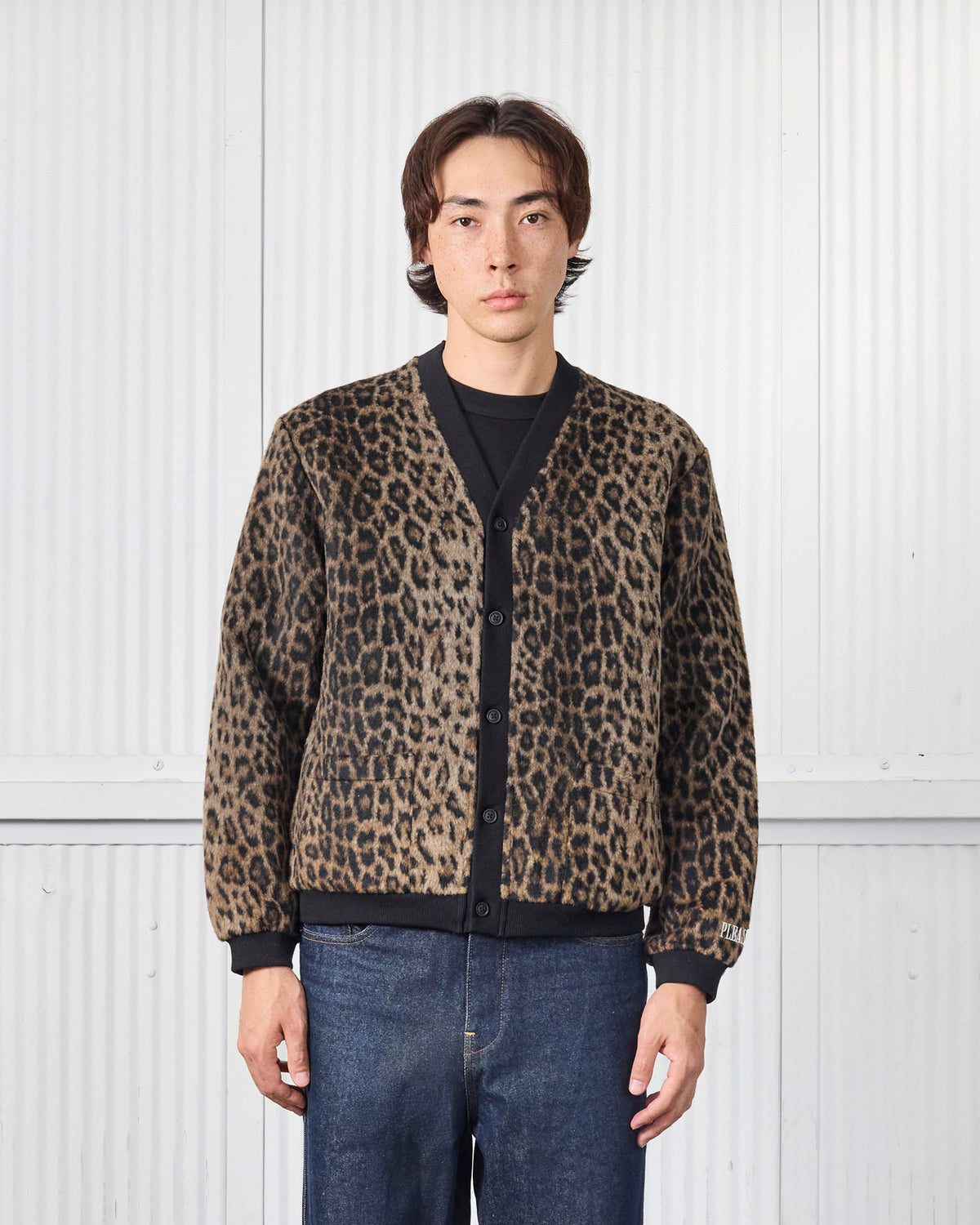 FUZZY LEOPARD CARDIGAN