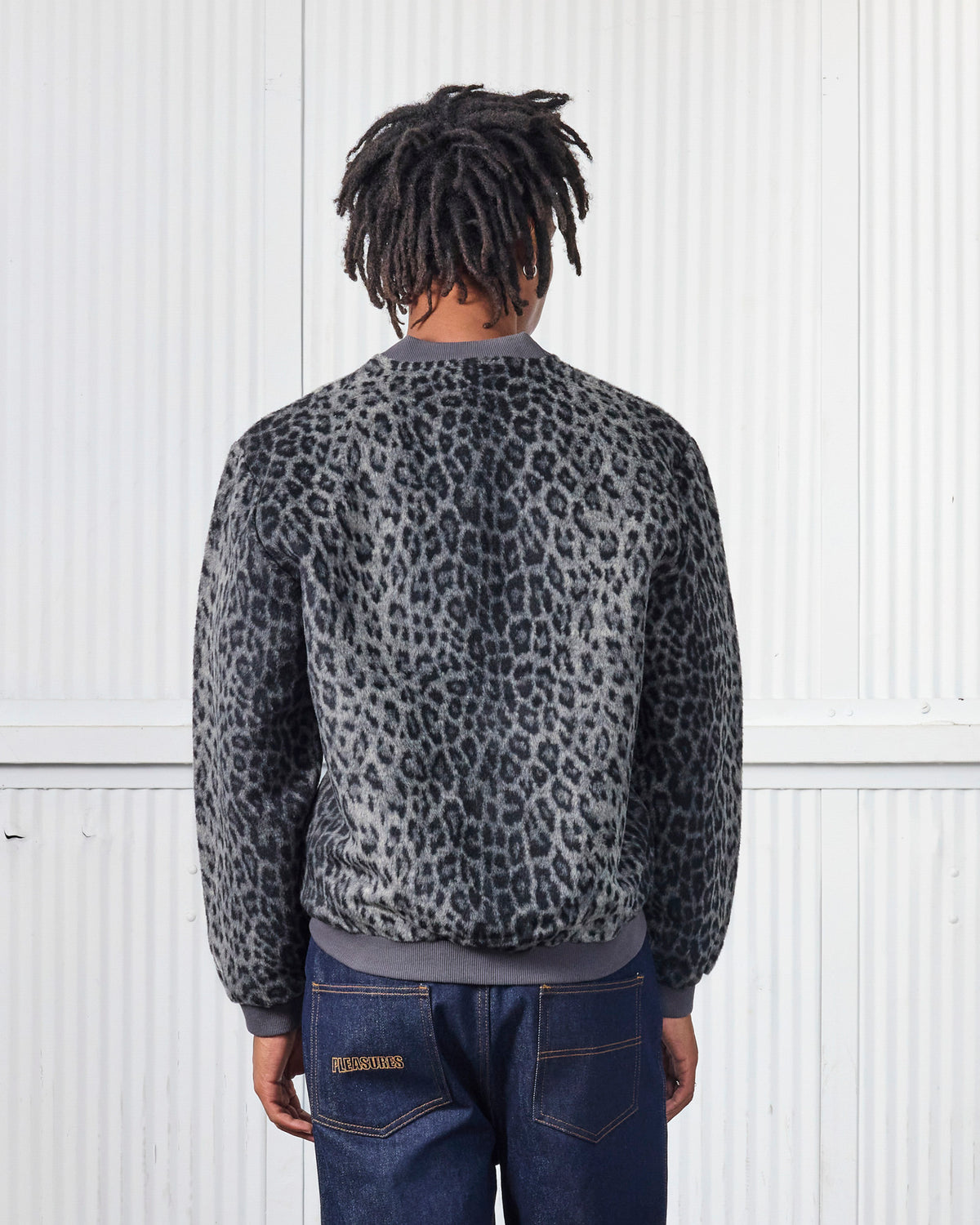 FUZZY LEOPARD CARDIGAN