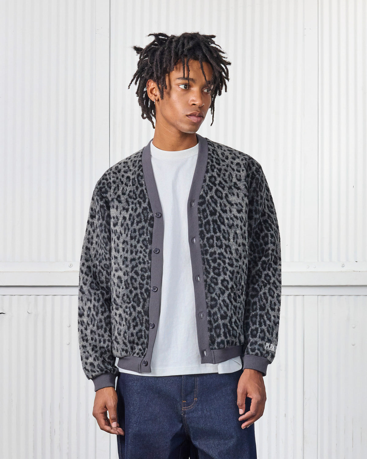 FUZZY LEOPARD CARDIGAN