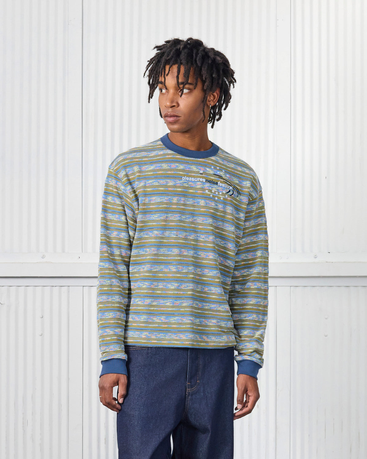NOISE STRIPE LONG SLEEVE