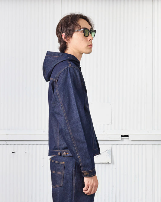 HOODED TRUCKER JACKET