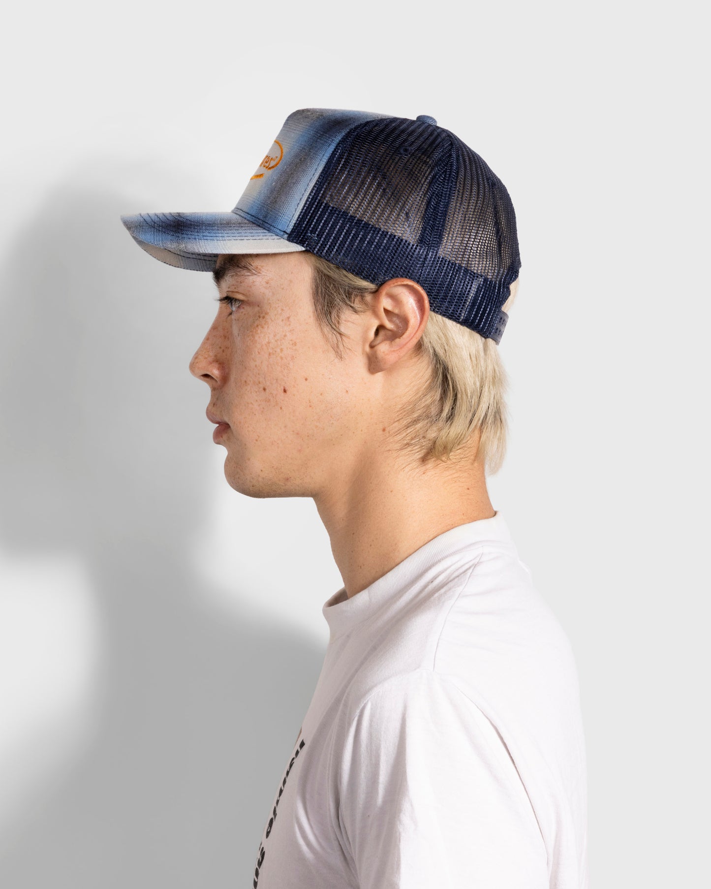 HAPPIER PLAID TRUCKER CAP