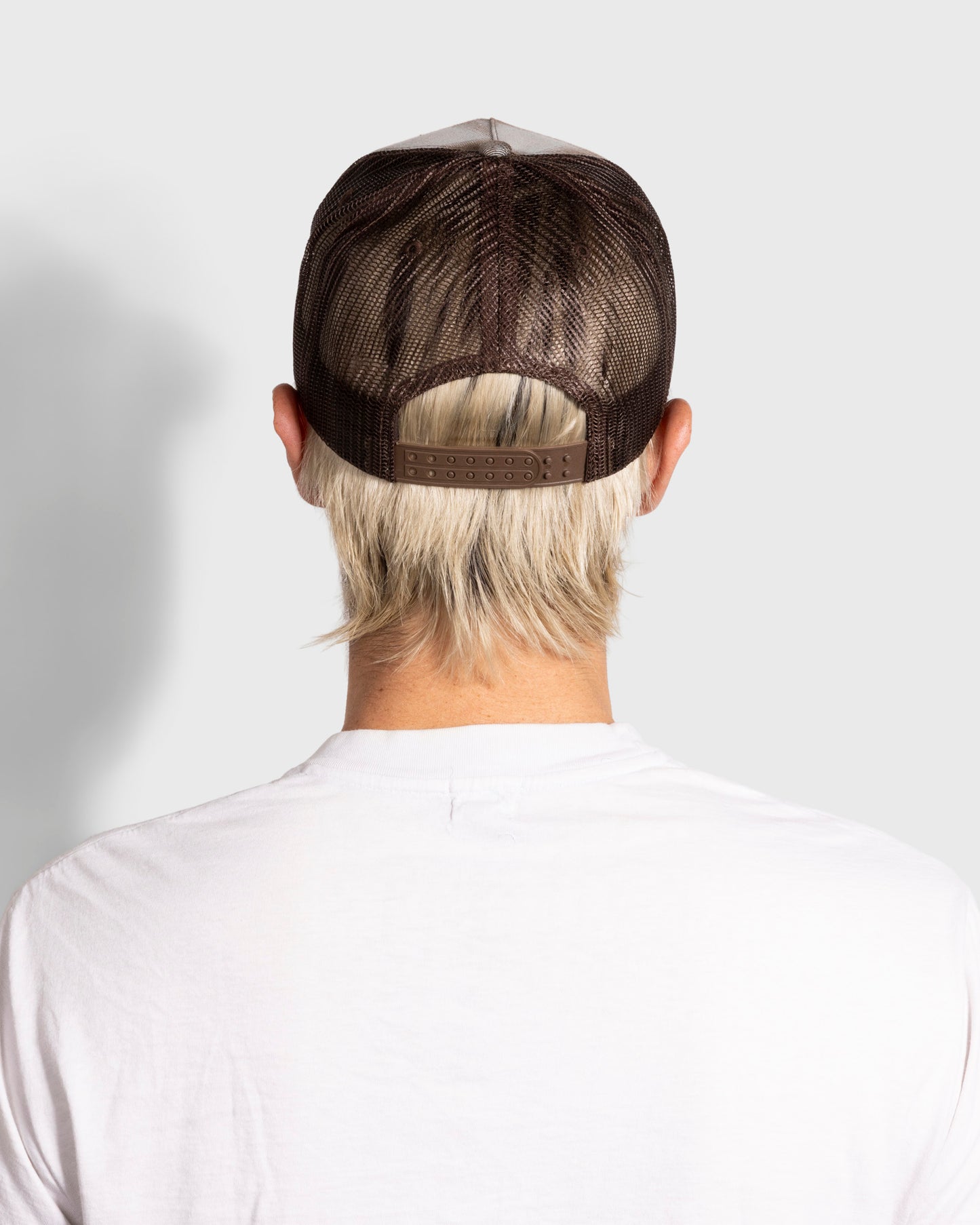 HAPPIER PLAID TRUCKER CAP