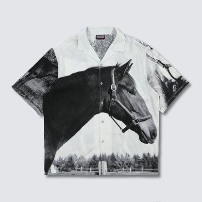 HORSES BUTTON DOWN