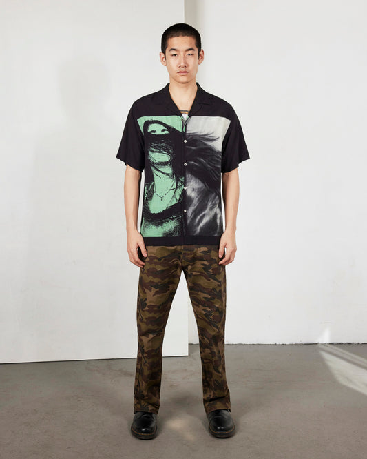 HORSE HAIR BUTTON UP