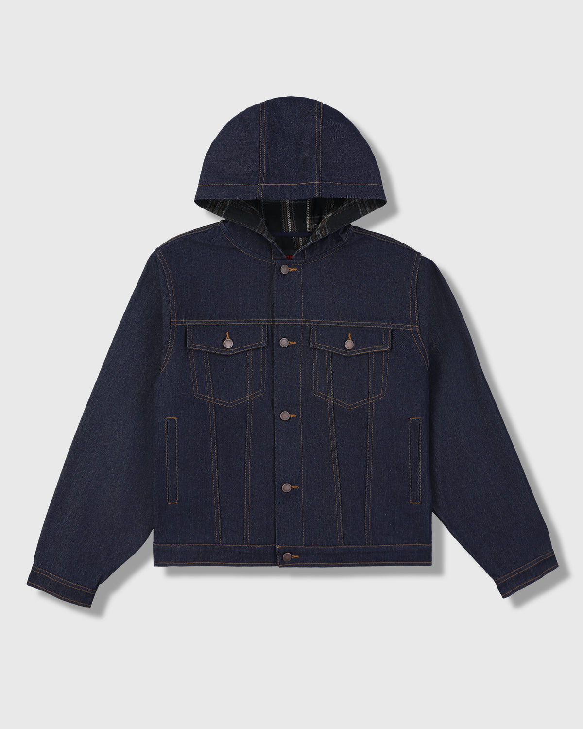 HOODED TRUCKER JACKET