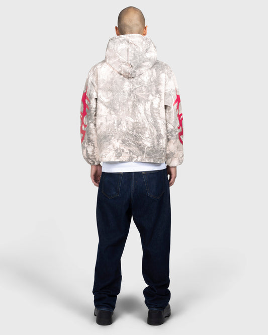 HUNT CANVAS PONCHO HOODIE