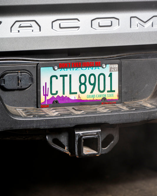 JUDGE LICENSE PLATE FRAME