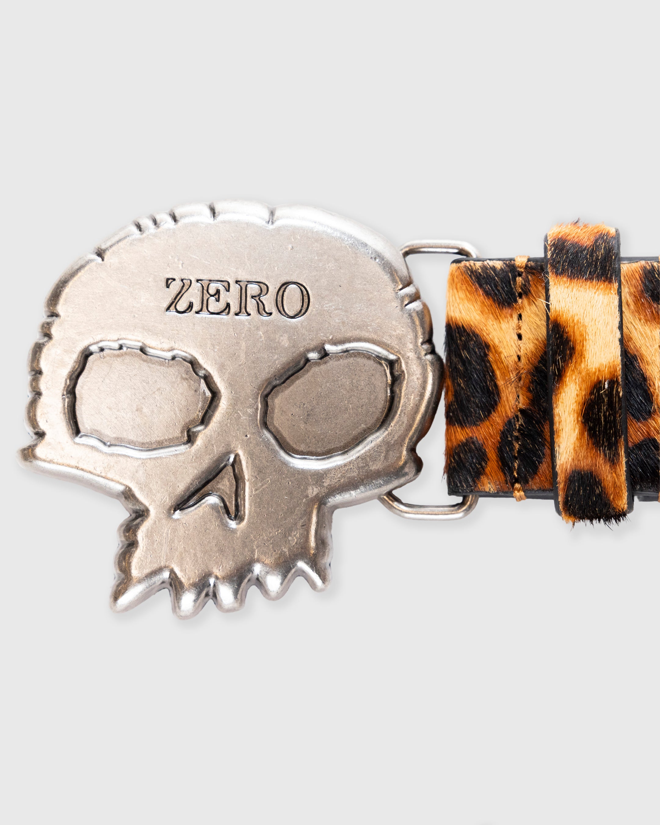 小物 BORN1NH3LL Leopard Studded Logo Belt LEOPARD STUDDED BELT – PLEASURES