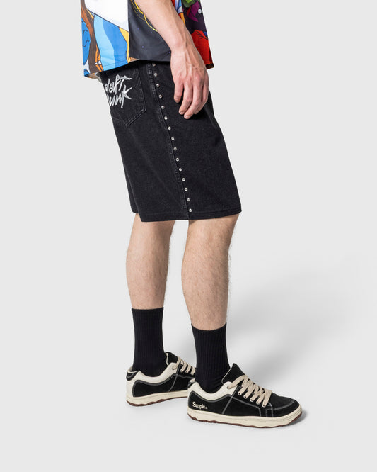 LUCKY STUDDED JORTS