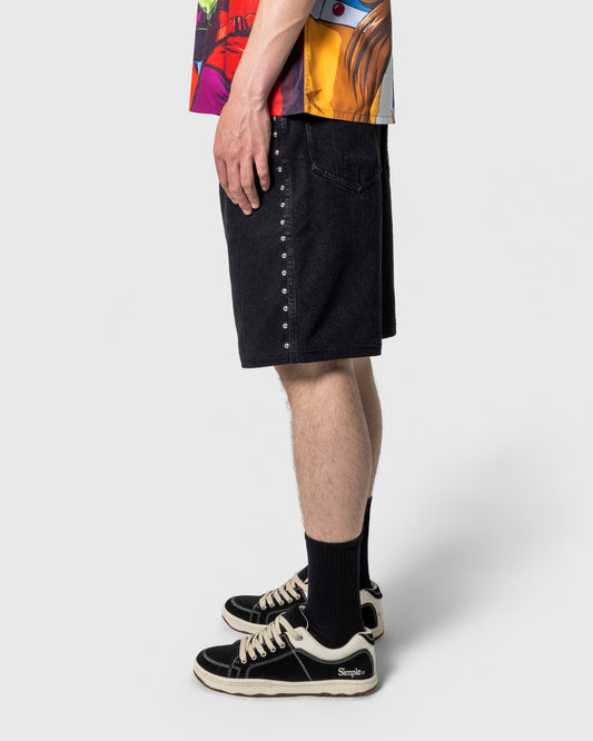 LUCKY STUDDED JORTS
