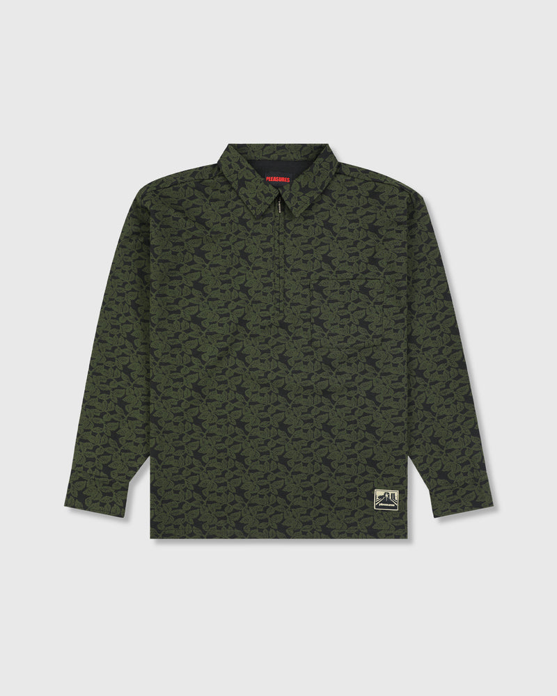 LEAF HALF ZIP SHIRT