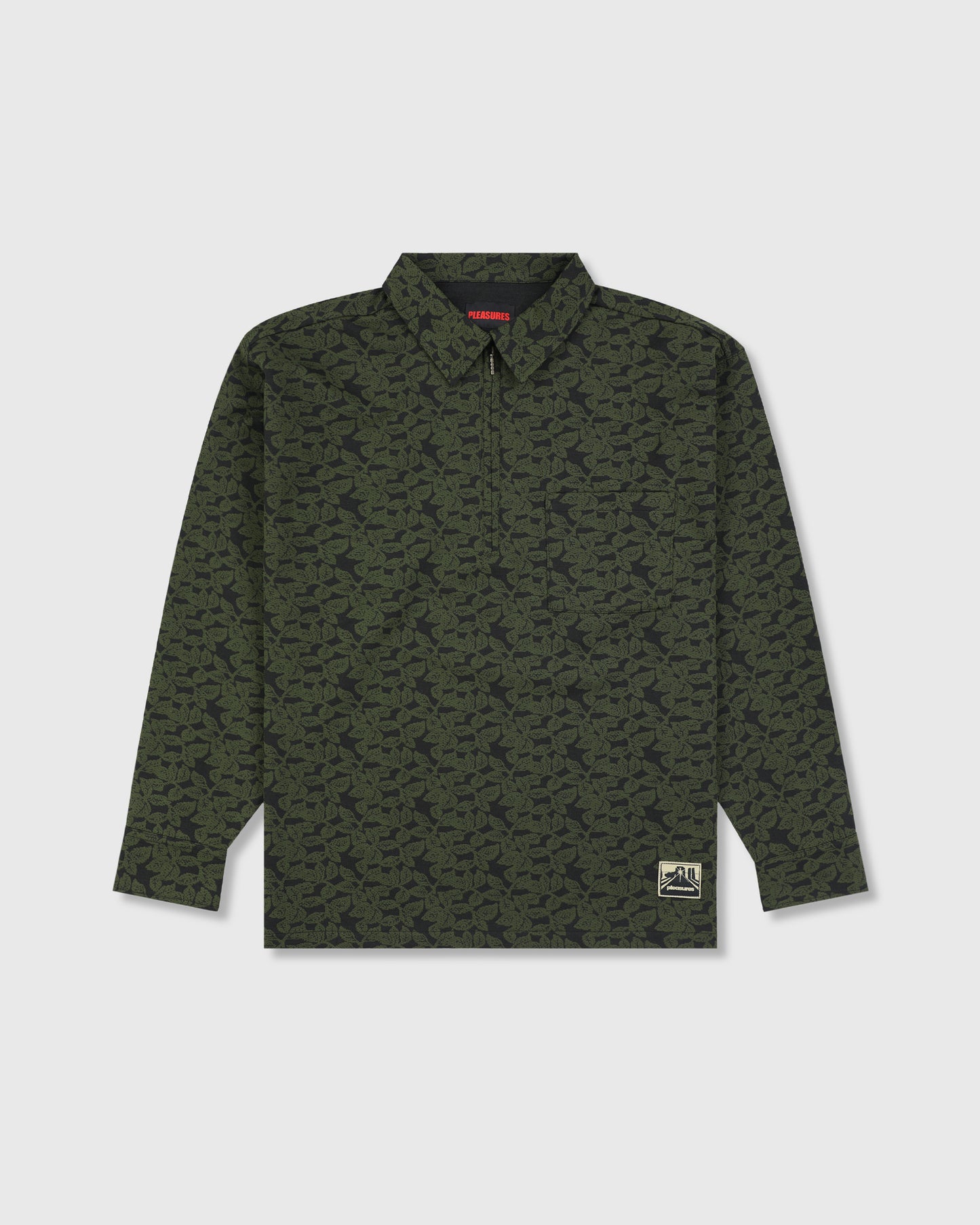 LEAF HALF ZIP SHIRT