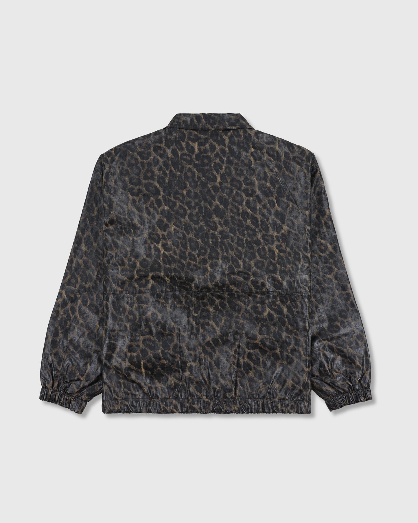 LEOPARD WAXED JACKET