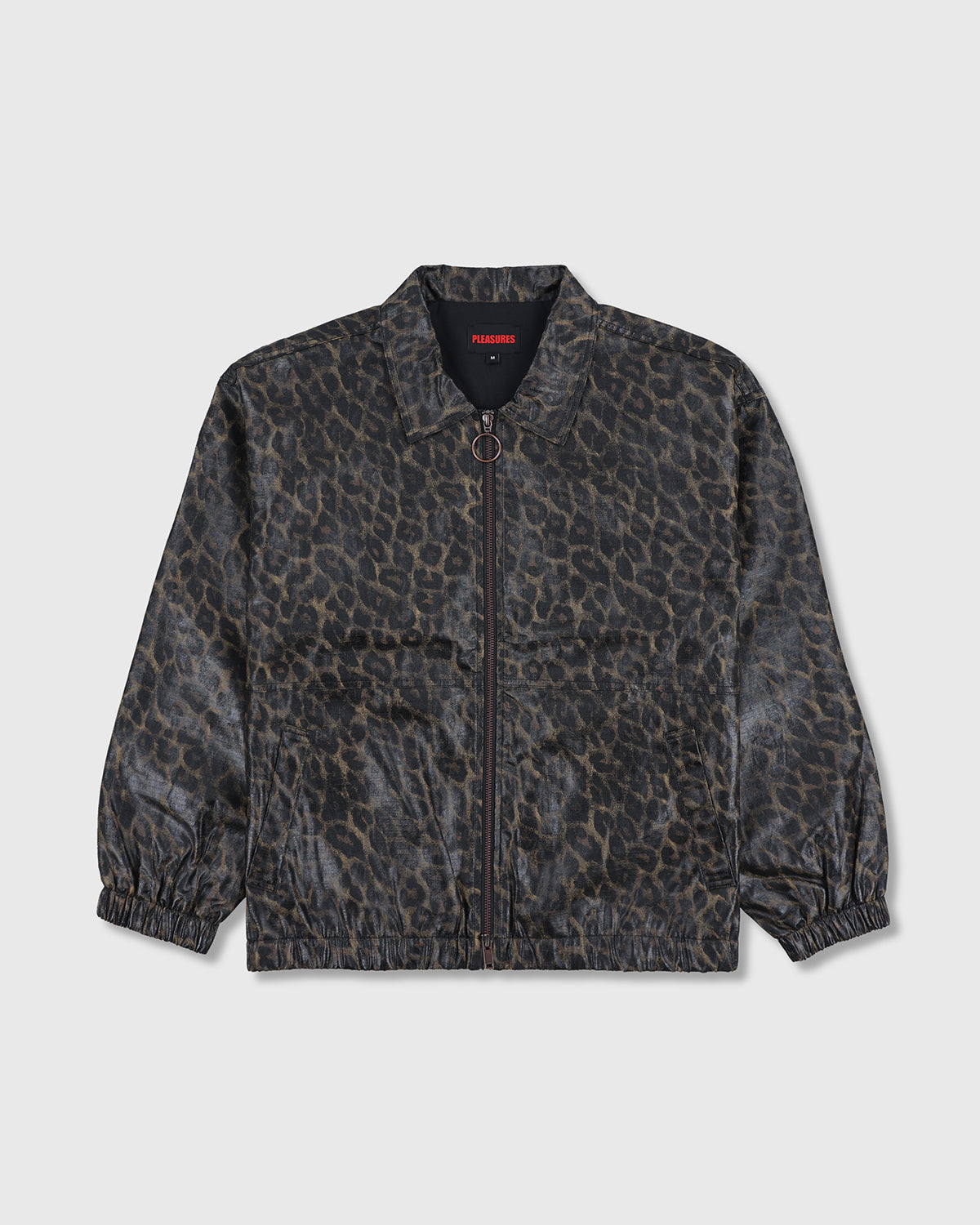 LEOPARD WAXED JACKET