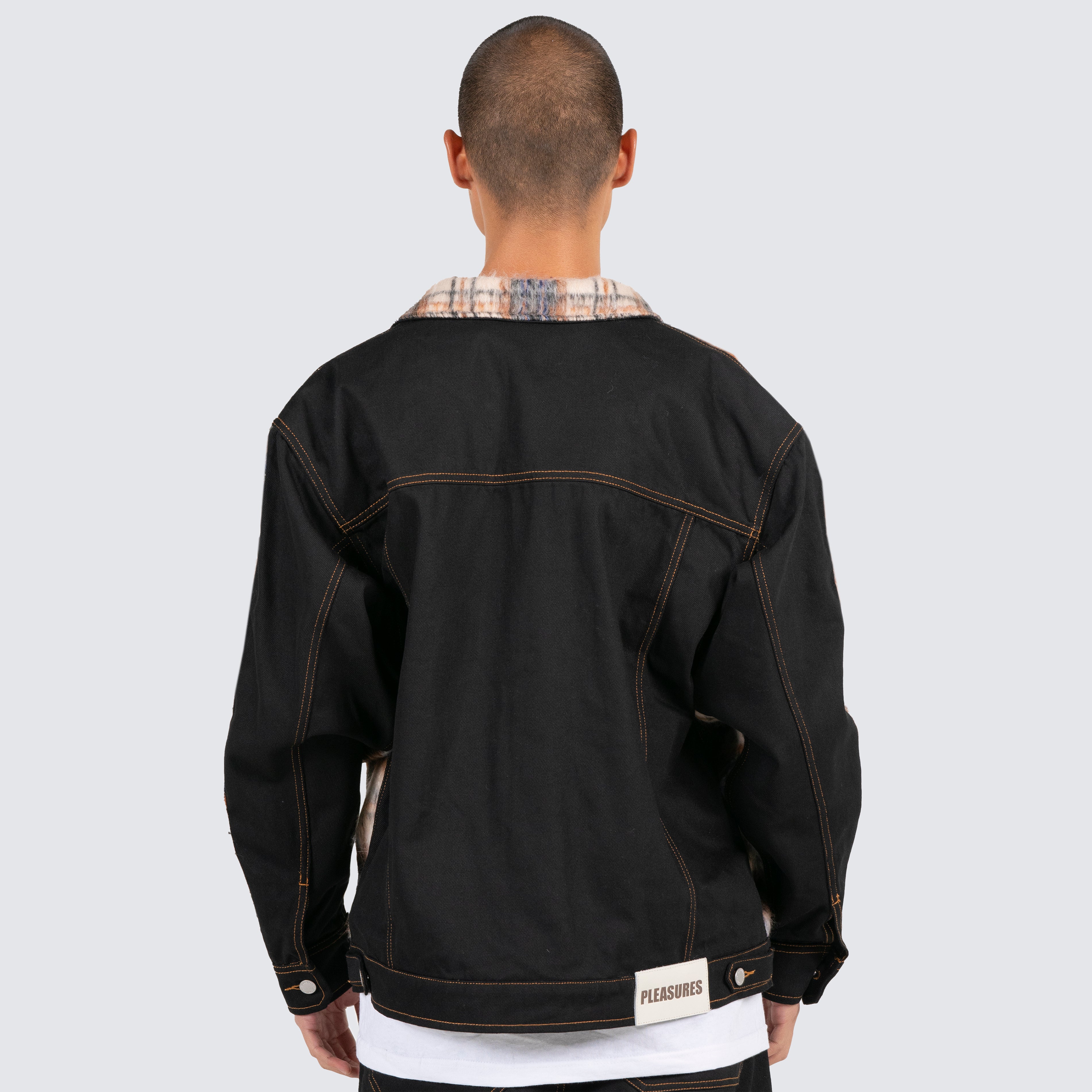 Pleasures sale trucker jacket