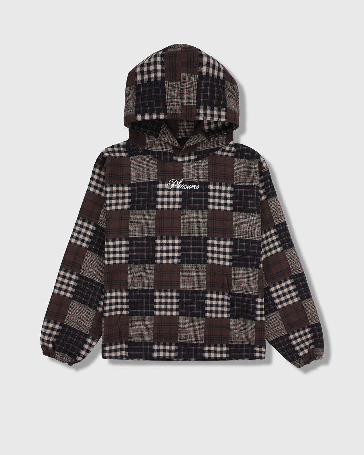 MADRAS PONCHO HOODIE