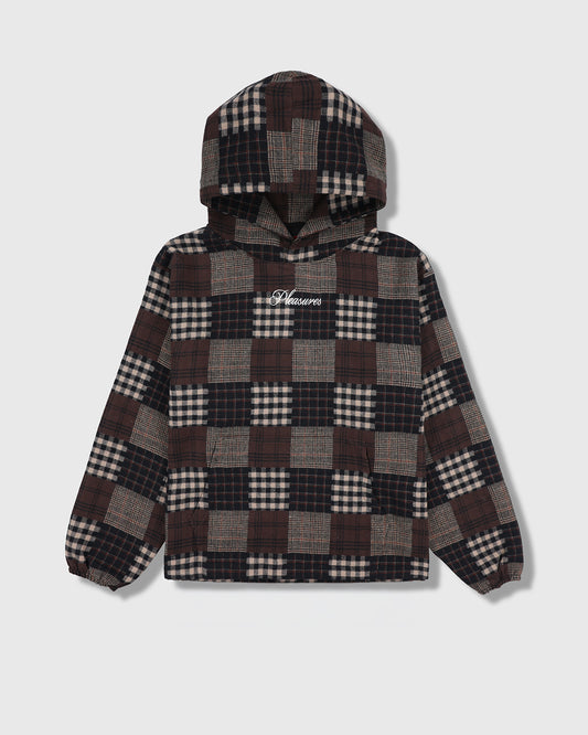 MADRAS PONCHO HOODIE