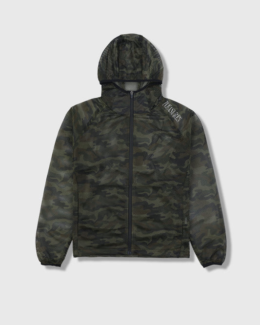 MESH HOODED JACKET