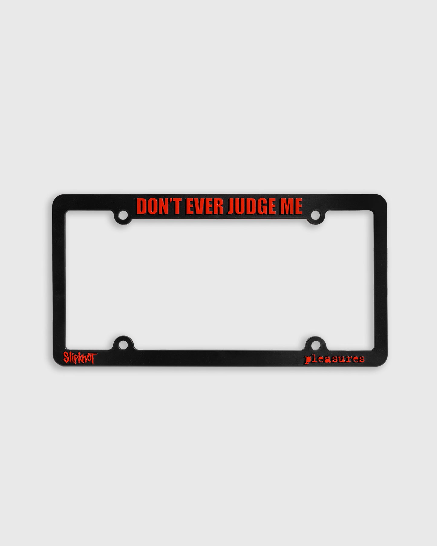 JUDGE LICENSE PLATE FRAME