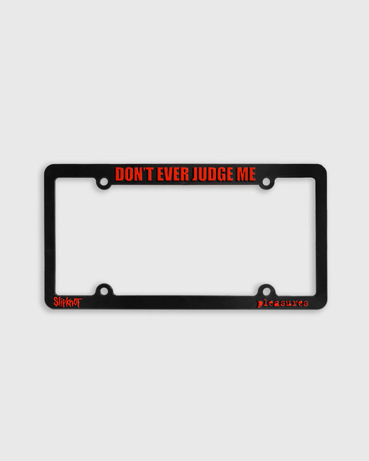 JUDGE LICENSE PLATE FRAME