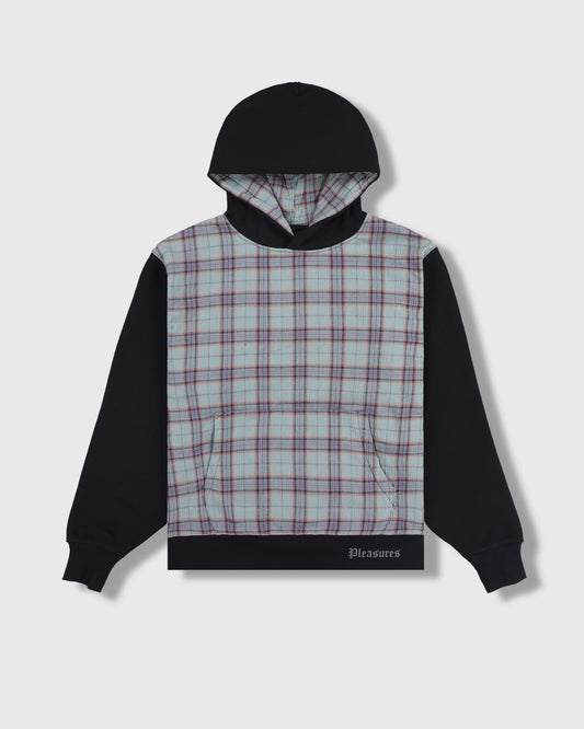 CAREER CONTRAST PLAID HOODIE