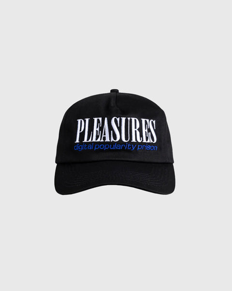 【PLEASURES】 STRETCH SNAPBACK Black Stretch Snapback Cap Black – Slam Jam®