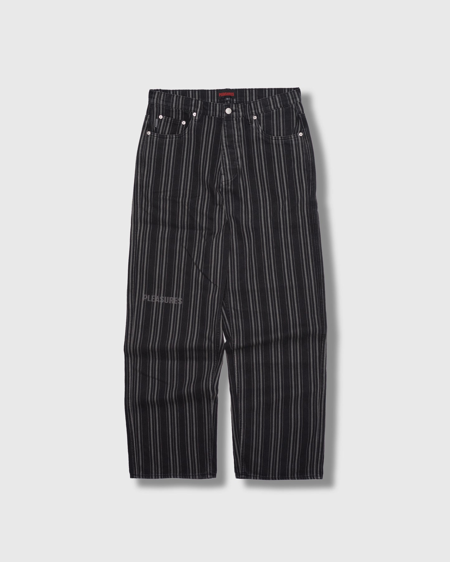 STRIPE FORMULA BAGGY PANTS