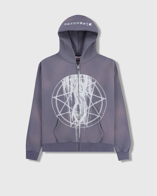 NONAGRAM ZIP HOODIE