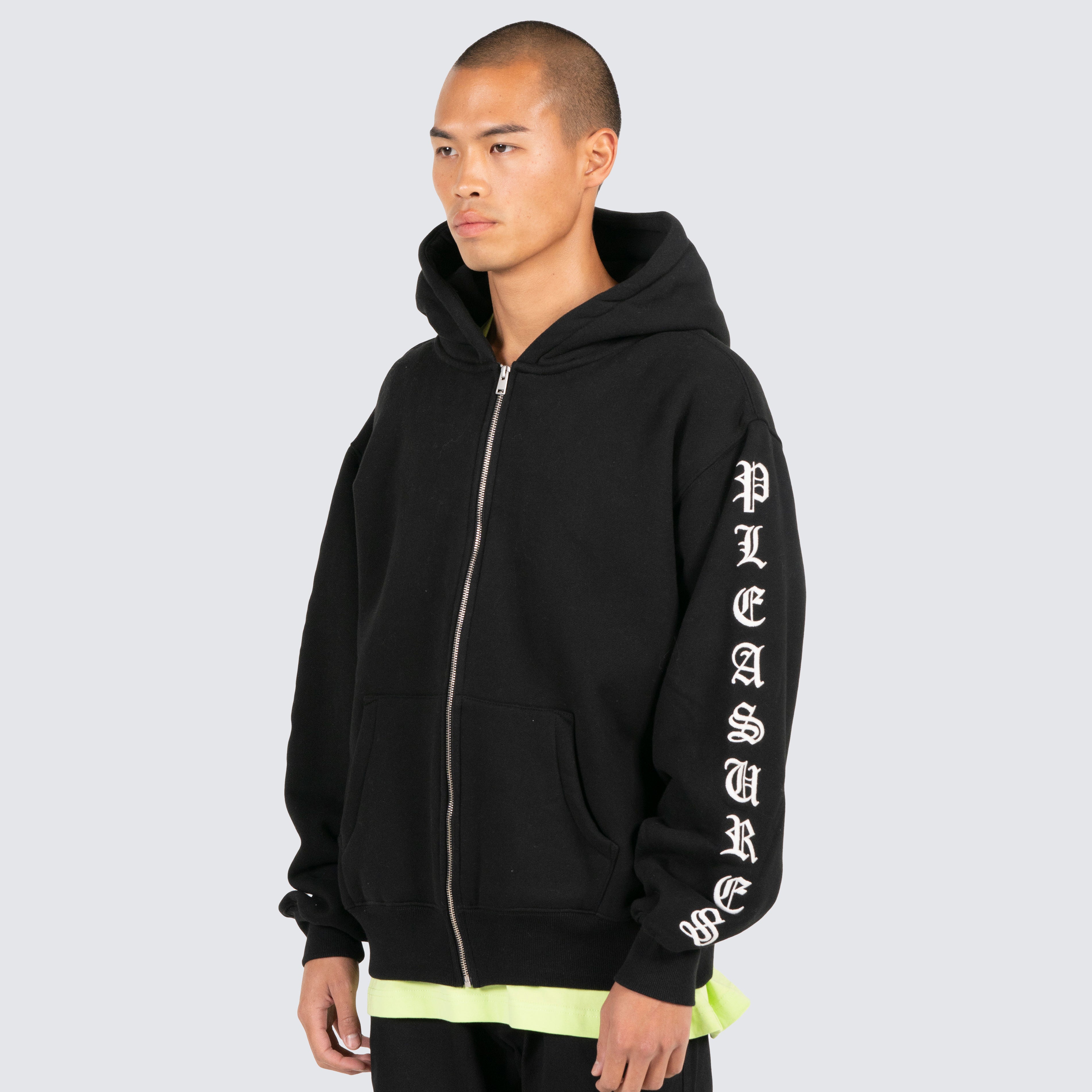 OE ZIP UP HOODIE – PLEASURES