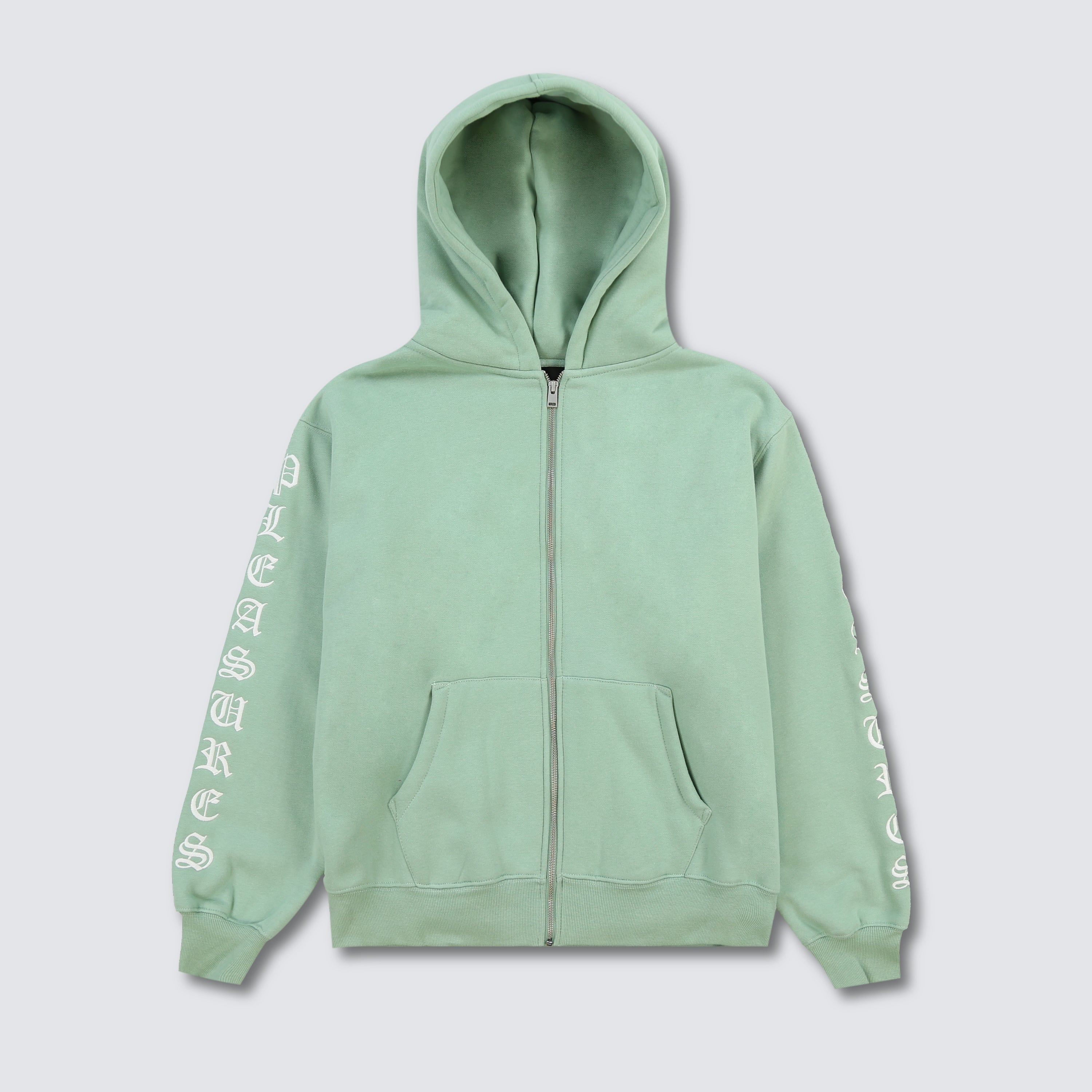 Pleasures hot sale green hoodie