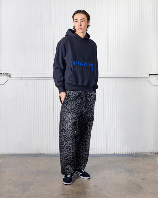 FUZZY LEOPARD SWEATPANTS