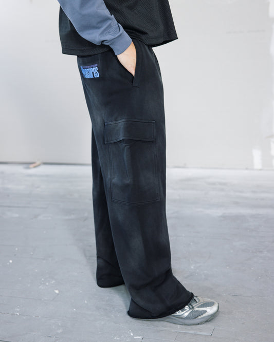 SPIRAL CARGO SWEATPANTS