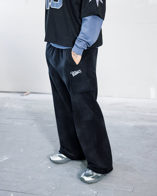 SPIRAL CARGO SWEATPANTS