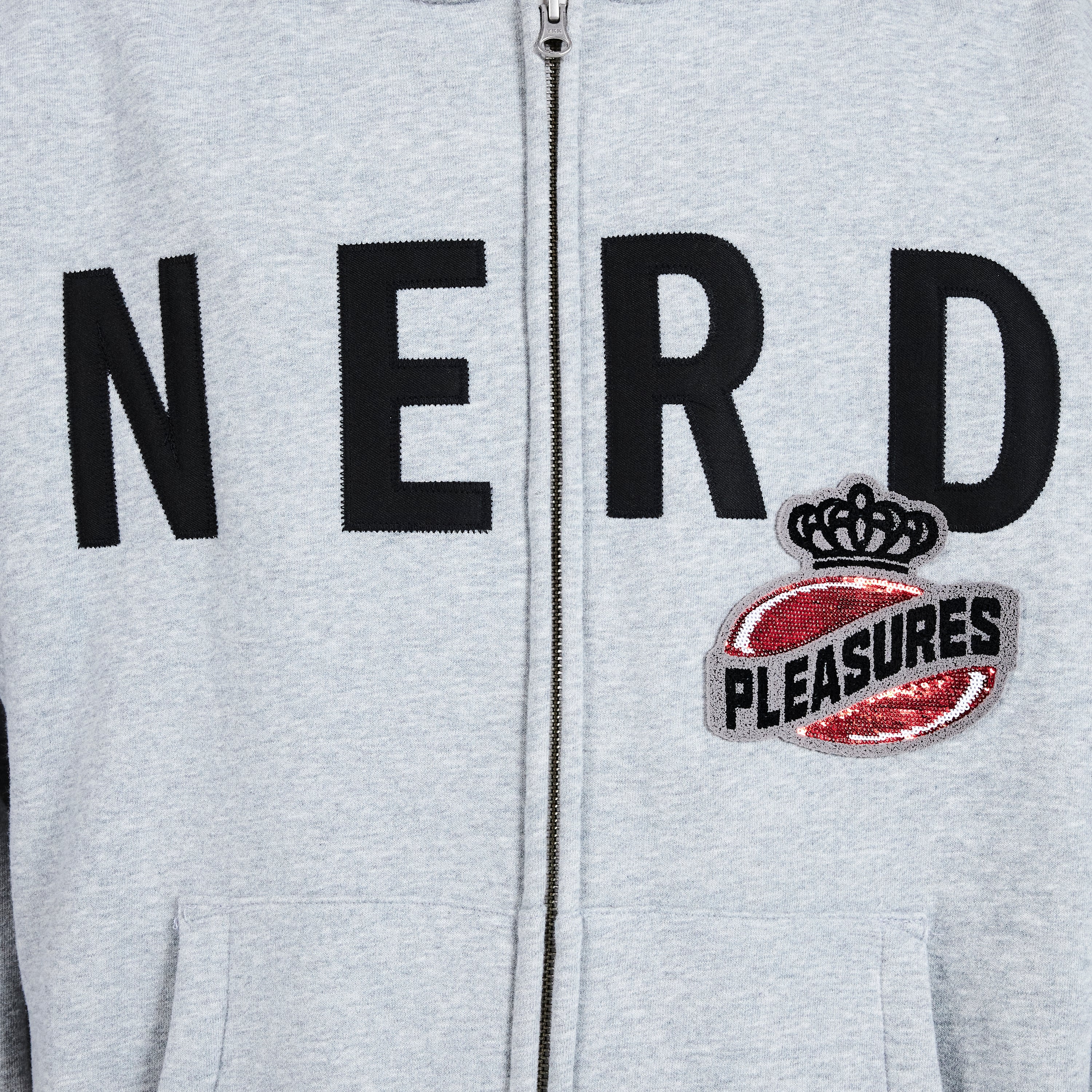 NERD ZIP UP HOODIE – PLEASURES