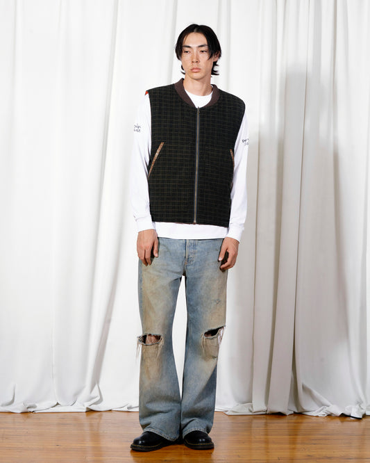 HORNS DENIM VEST